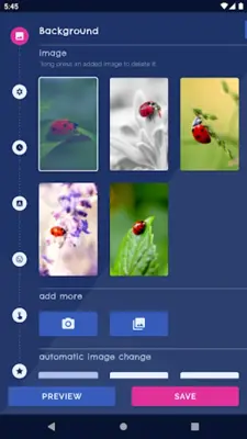 Cute Ladybug Live Wallpaper android App screenshot 7